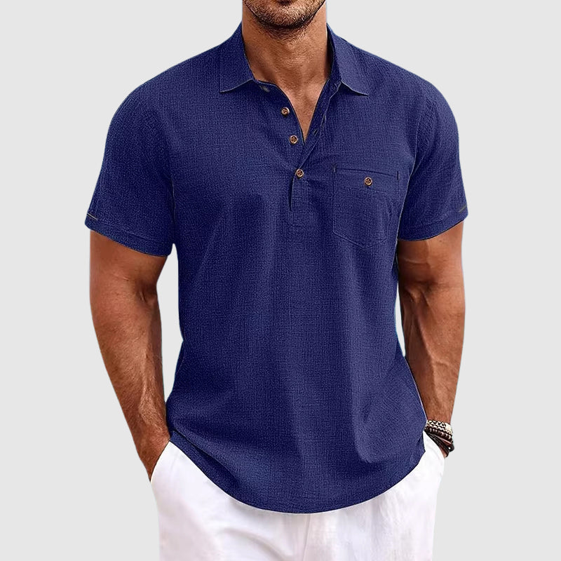 Linen Polo Shirt