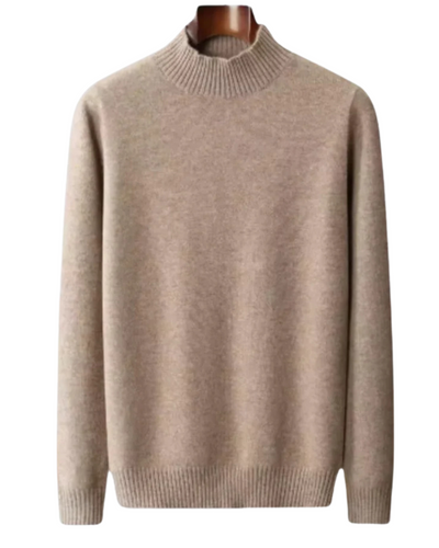 Mercurius Half Turtleneck Jumper In Wool
