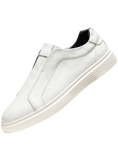 Classic Leather Slip-On Shoes