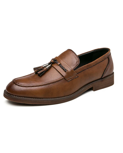 Leather Tassel Loafers