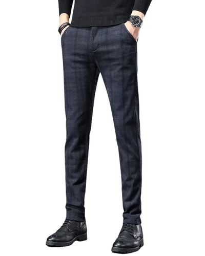 Plaid Casual Pants