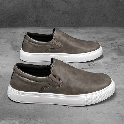 Casual Leather Slip-On Shoes