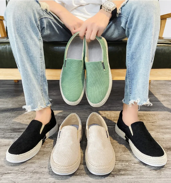 Breathable Slip-On Canvas Shoes