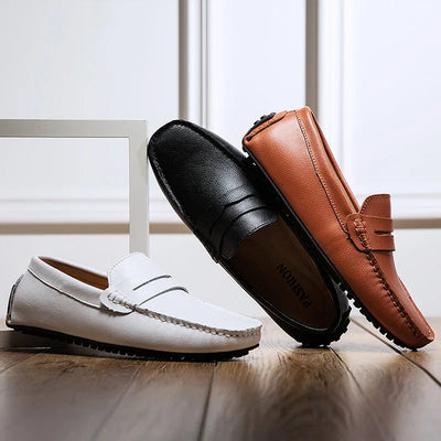 Casual Leather Summer Loafers