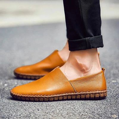 Breathable Leather Loafers