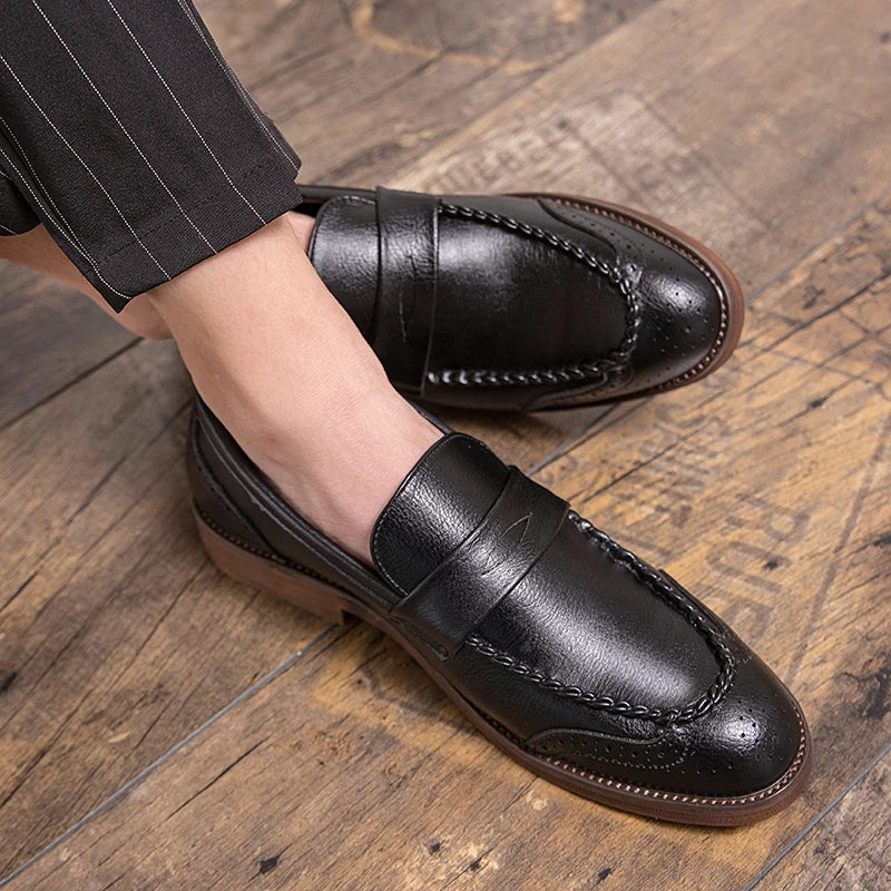 Chic Leather Loafers