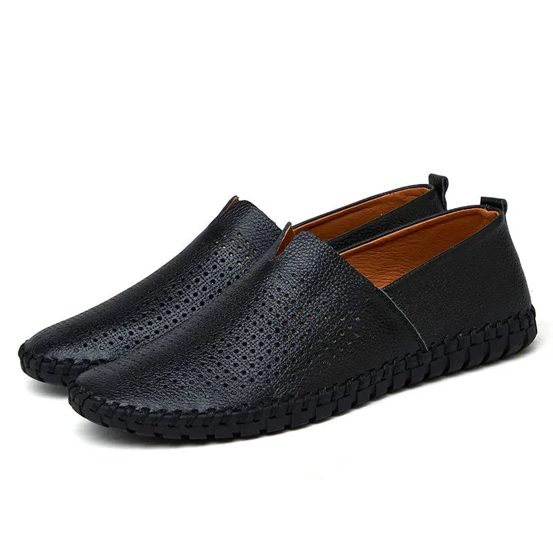Breathable Leather Loafers