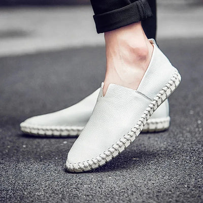Breathable Leather Loafers