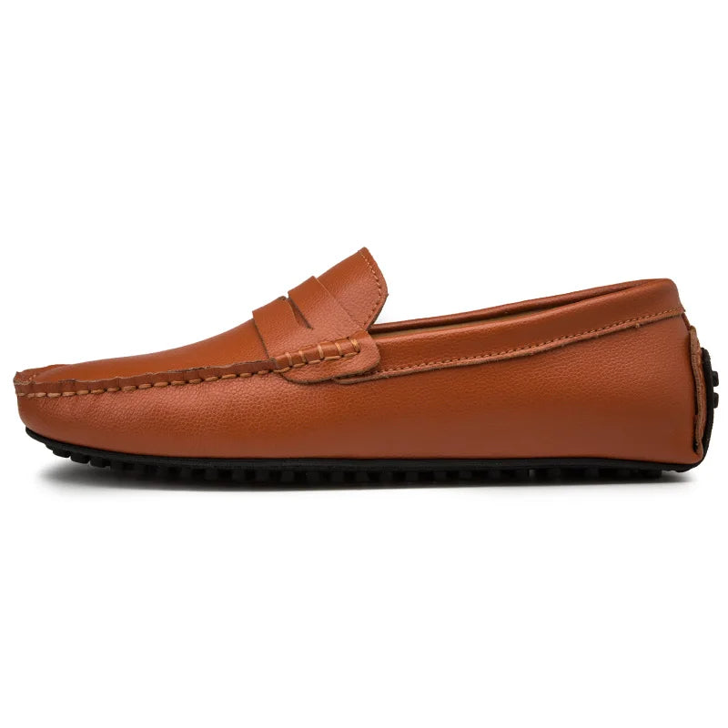 Casual Leather Summer Loafers