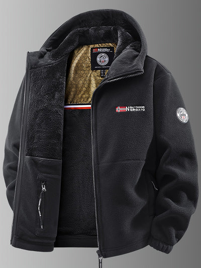 Elegant Thermal Fleece Jacket