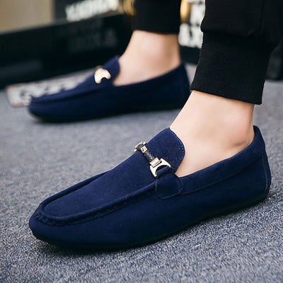 Suede Business Loafers