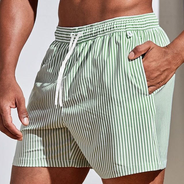 Casual Striped Boardshorts