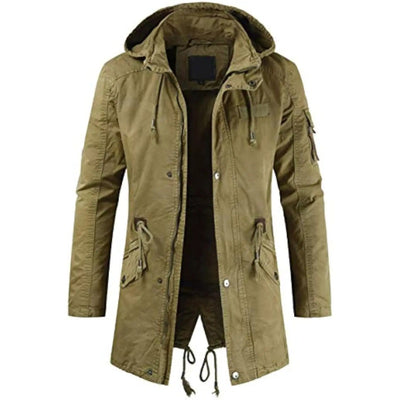 Long Cargo Parka Jacket