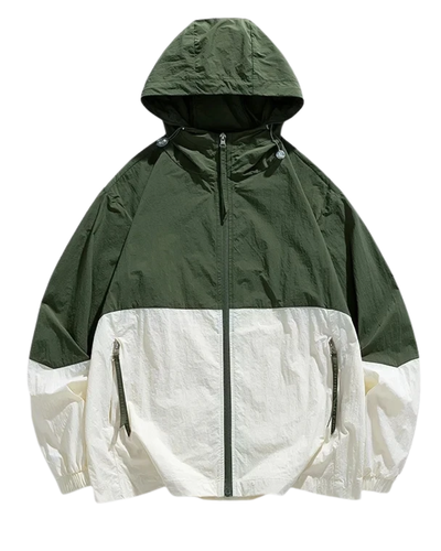 Hooded Windbreaker Jacket