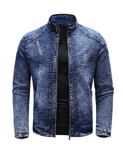 Denim Motorcycle Jacket
